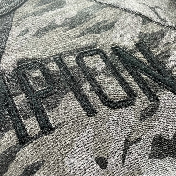 Todd Snyder X Champion Grey Camo Crew Sweater - Picture 4 of 4